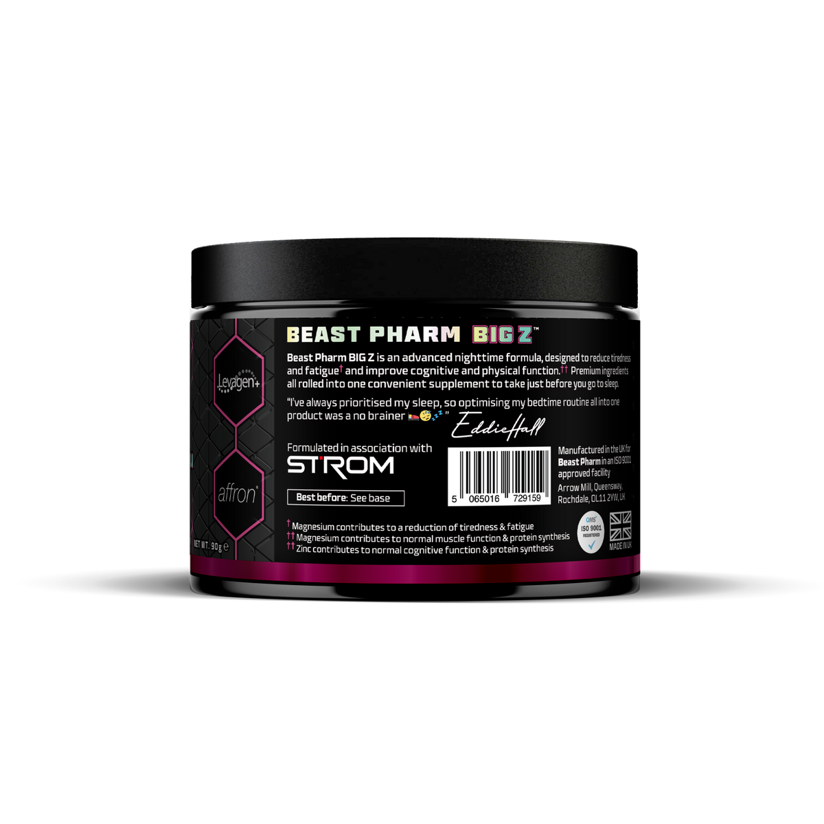 Beast Pharm supplement container on a white background