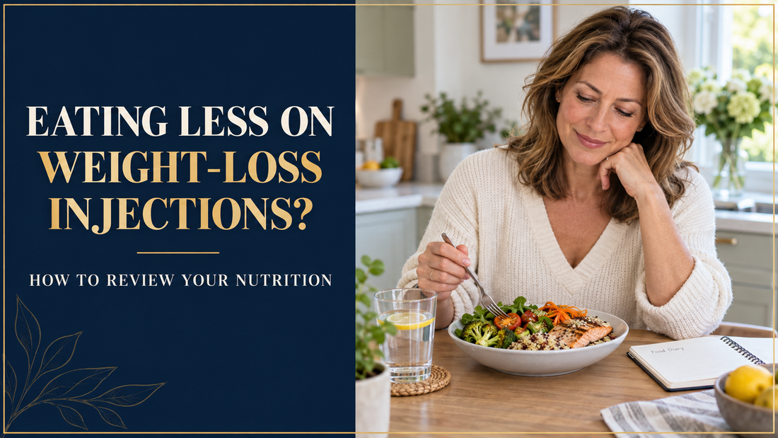 Weight-Loss Injections, Nutrition, Protein, Healthy Eating, GLP-1, Semaglutide, Tirzepatide, Food First, Weight Management, UK Wellness