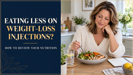 Weight-Loss Injections, Nutrition, Protein, Healthy Eating, GLP-1, Semaglutide, Tirzepatide, Food First, Weight Management, UK Wellness