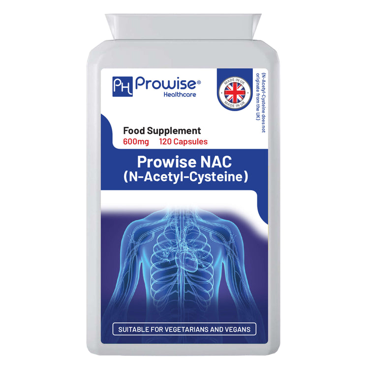 Prowise Healthcare NAC 600mg – 120 Capsules — example product from NAC Supplements