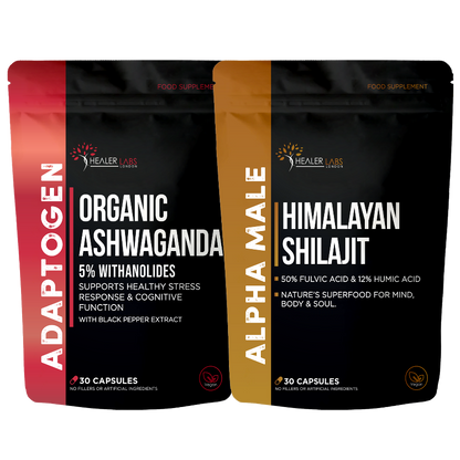 Healer Labs London Himalayan Shilajit & Ashwagandha Stack – product image 1