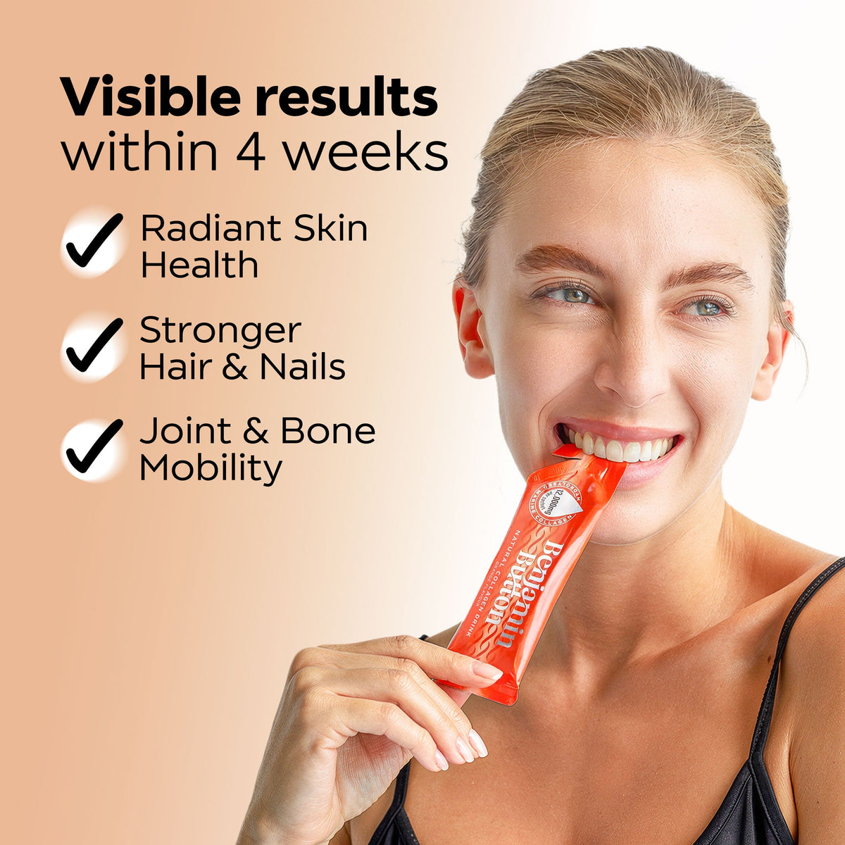 Benjamin Button Marine Collagen Drink 12,000mg – manufacturer promotional information