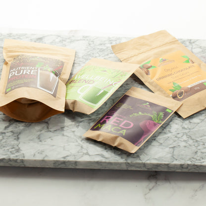 Marvellous Superfood Superfood Surprise Selection Box – illustrative assortment of powder pouches