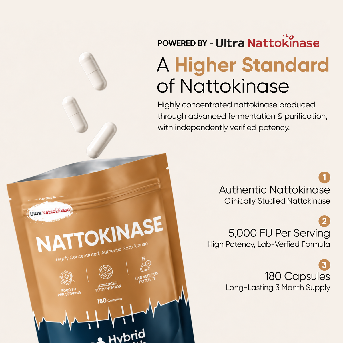 Hybrid Health Nattokinase — product image 2