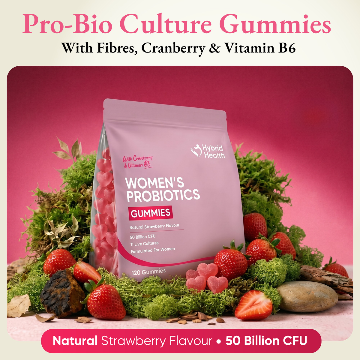 Hybrid Health Women's Probiotics Gummies — product image 2