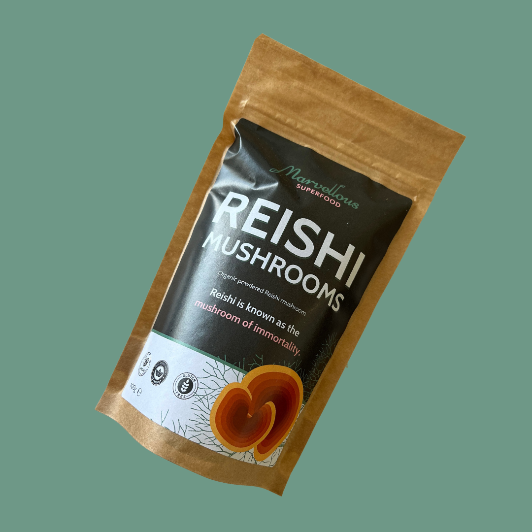 Marvellous Superfood Organic Reishi Mushroom Powder – reishi mushroom powder pouch