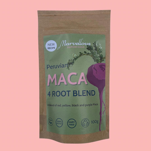 Marvellous Superfood Organic Four Root Maca Powder – four-root maca pouch