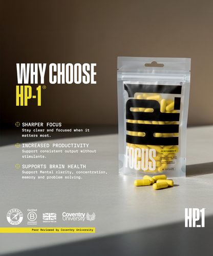 HP-1 Focus & Productivity – 60 Capsules – formula overview