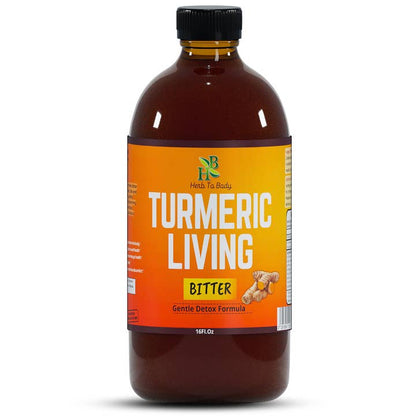 Herb to Body Turmeric Living Bitters – 473ml (16fl oz)