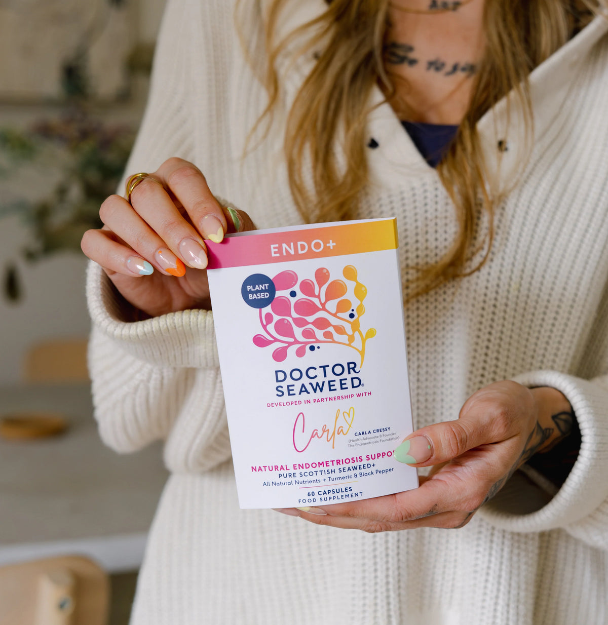 Doctor Seaweed ENDO+ ingredient information for both daily capsules