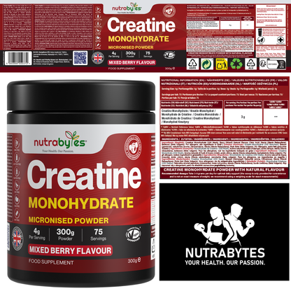 Creatine monohydrate training support information