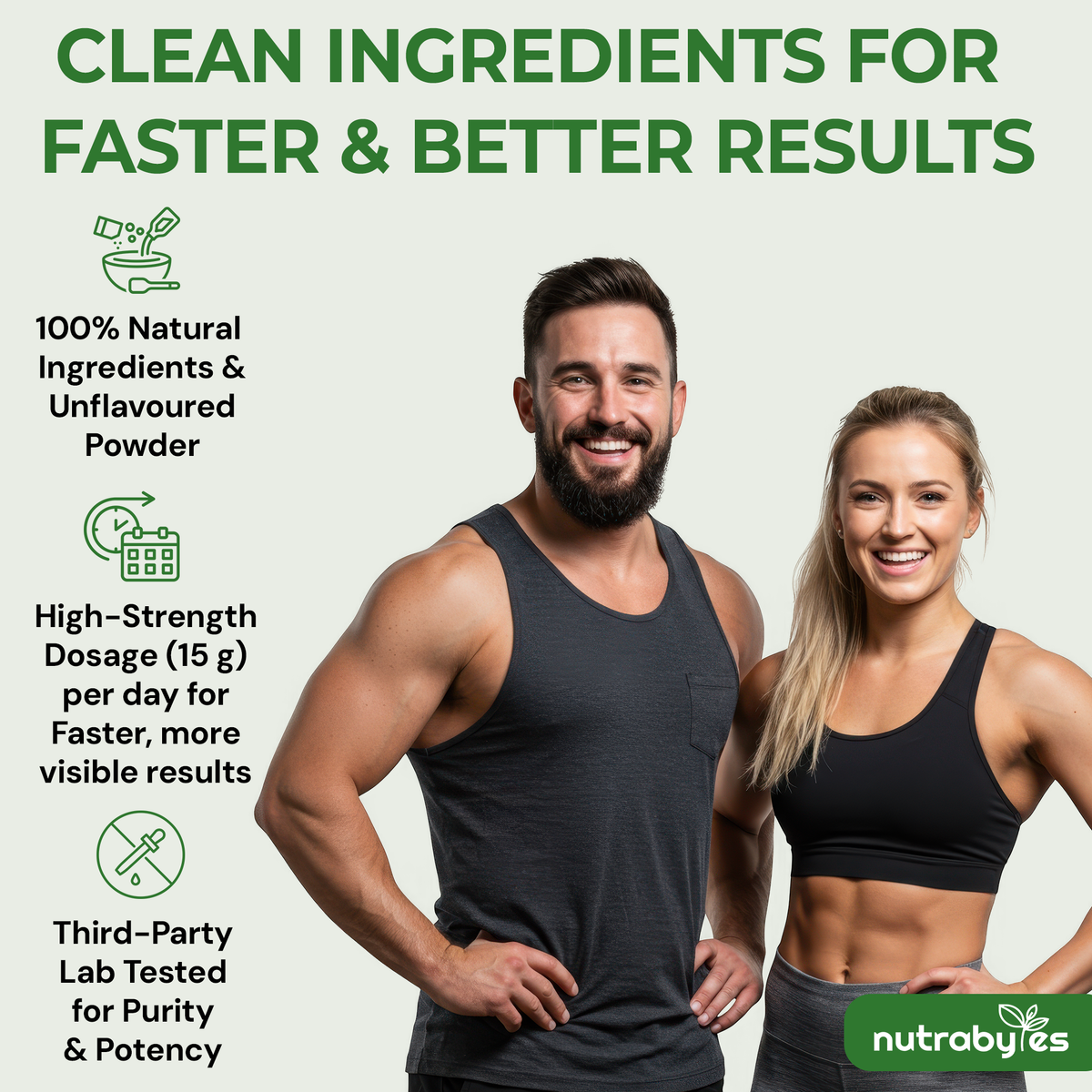 NUTRABYTES collagen powder ingredients and product details