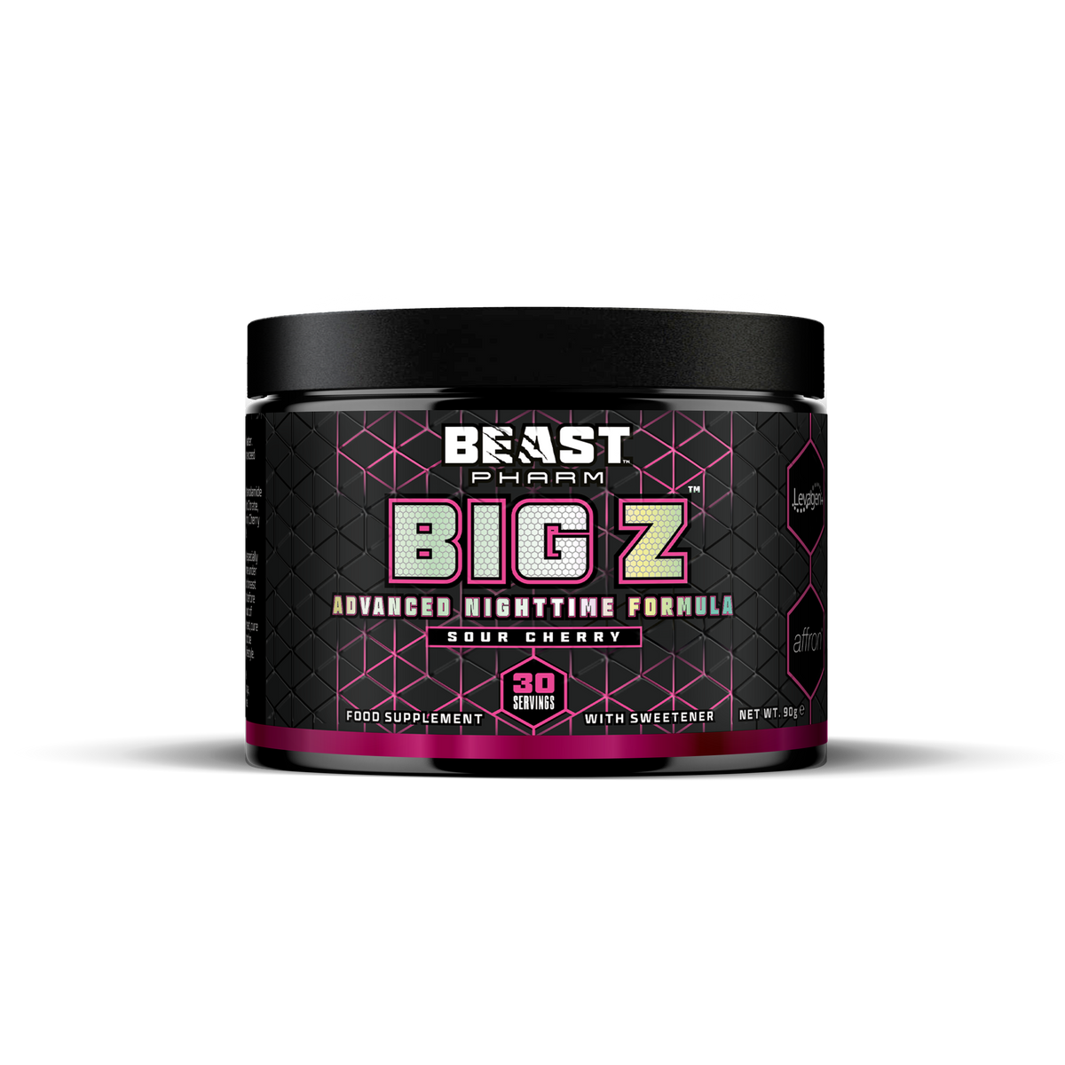 Beast Pharm Big Z supplement container on a white background