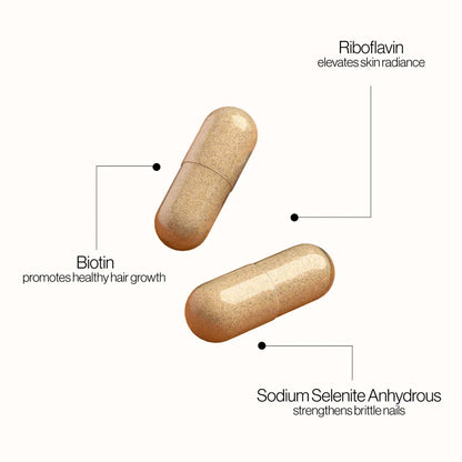 HIRO Beauty – Vegan Collagen Support – capsules and nutrient overview