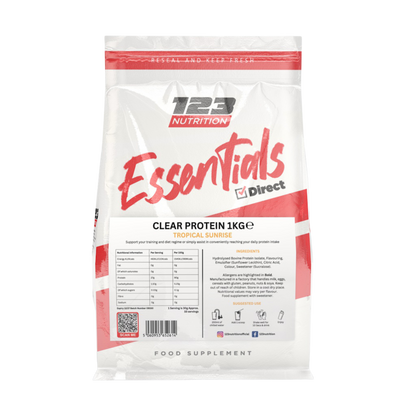 Clear Protein Isolate 1kg in Tropical Sunrise flavour