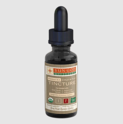 Sun God Medicinals Panacea Cold Season Organic Herbal Tincture – 30ml