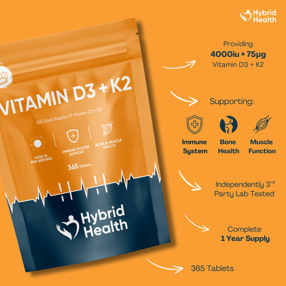 Hybrid Health Vitamin D3 + K2 — product image 2