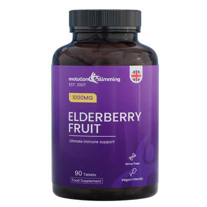 Evolution Slimming Elderberry Fruit Extract 1000mg tablets bottle