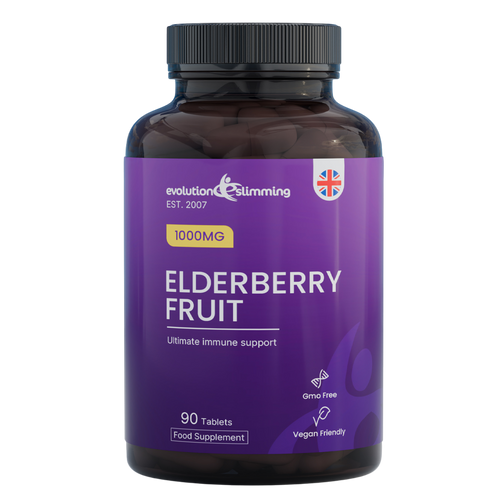Evolution Slimming Elderberry Fruit Extract 1000mg tablets bottle