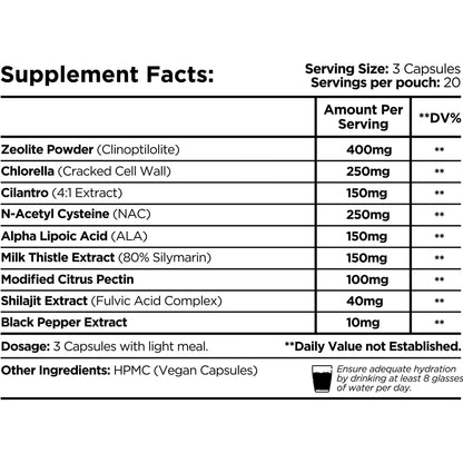 Healer Labs London Heavy Metal Binder – product image 4