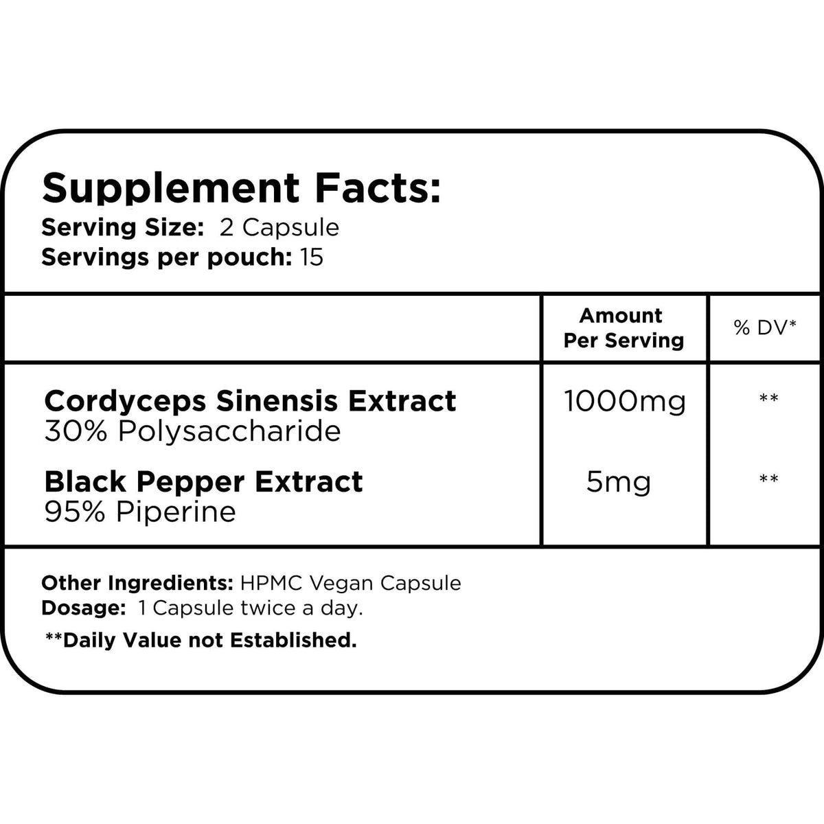 Healer Labs London Cordyceps Sinensis – product image 3