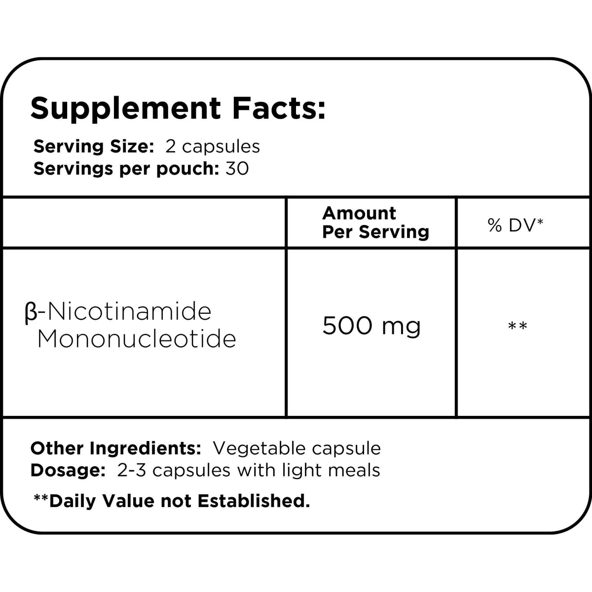 Healer Labs London NMN NAD+ Booster – product image 3