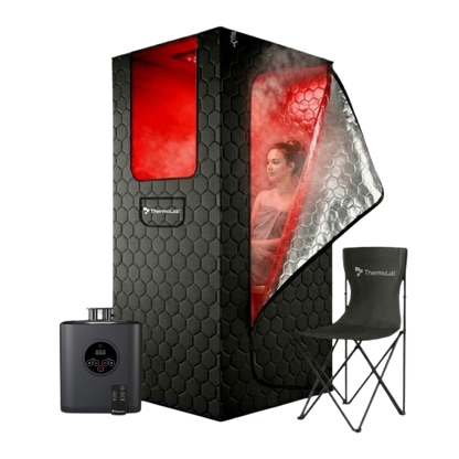 ThermoLab AuraCore™  6FT Pro Portable Home Steam Sauna