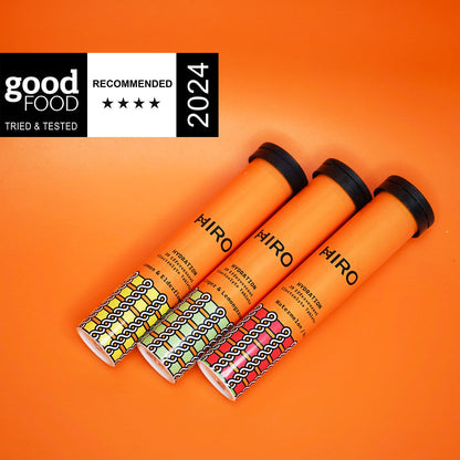 HIRO Hydration Ginger & Lemongrass – Triple Pack – three tablet tubes