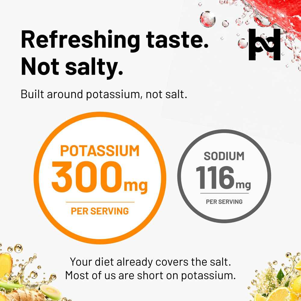 HIRO Hydration Multi-Flavour – Triple Pack – potassium and sodium information