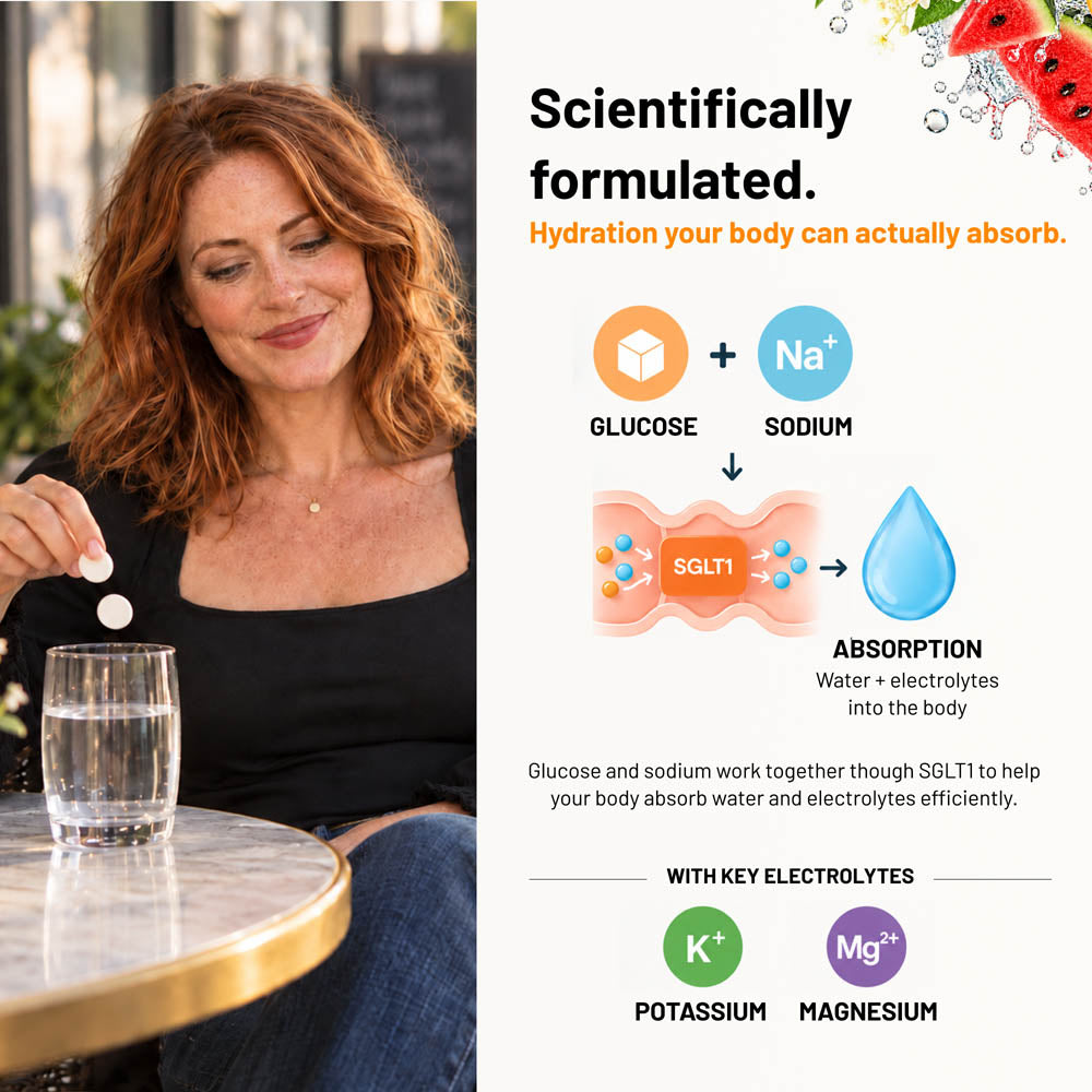 HIRO Hydration Multi-Flavour – Triple Pack – tablet formulation graphic