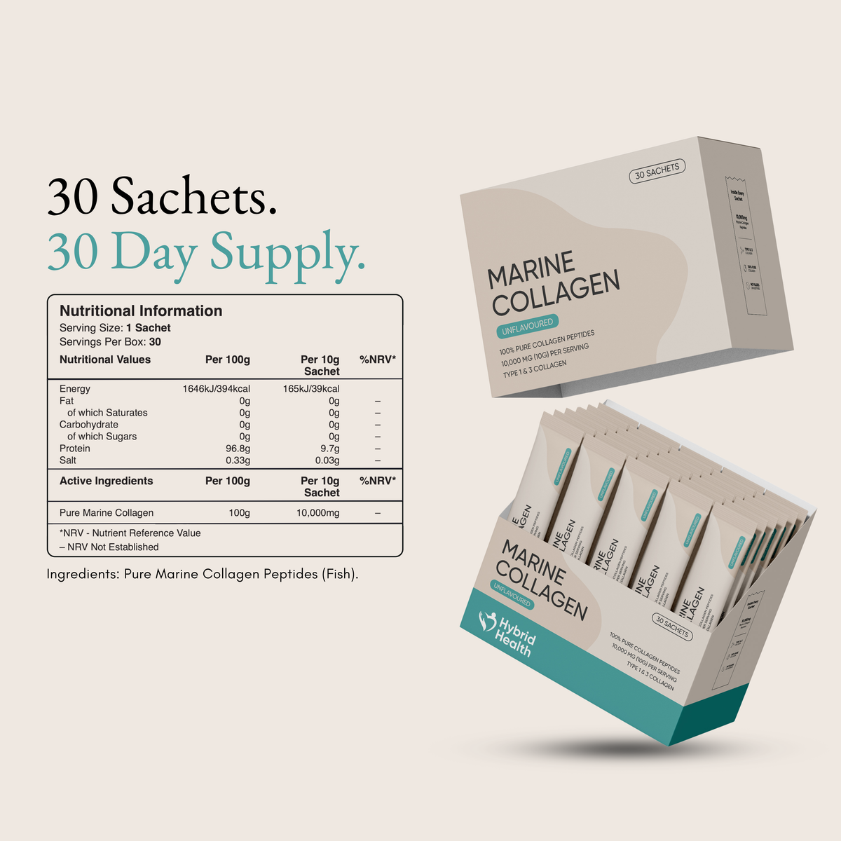 Hybrid Health Marine Collagen Sachets — product image 5