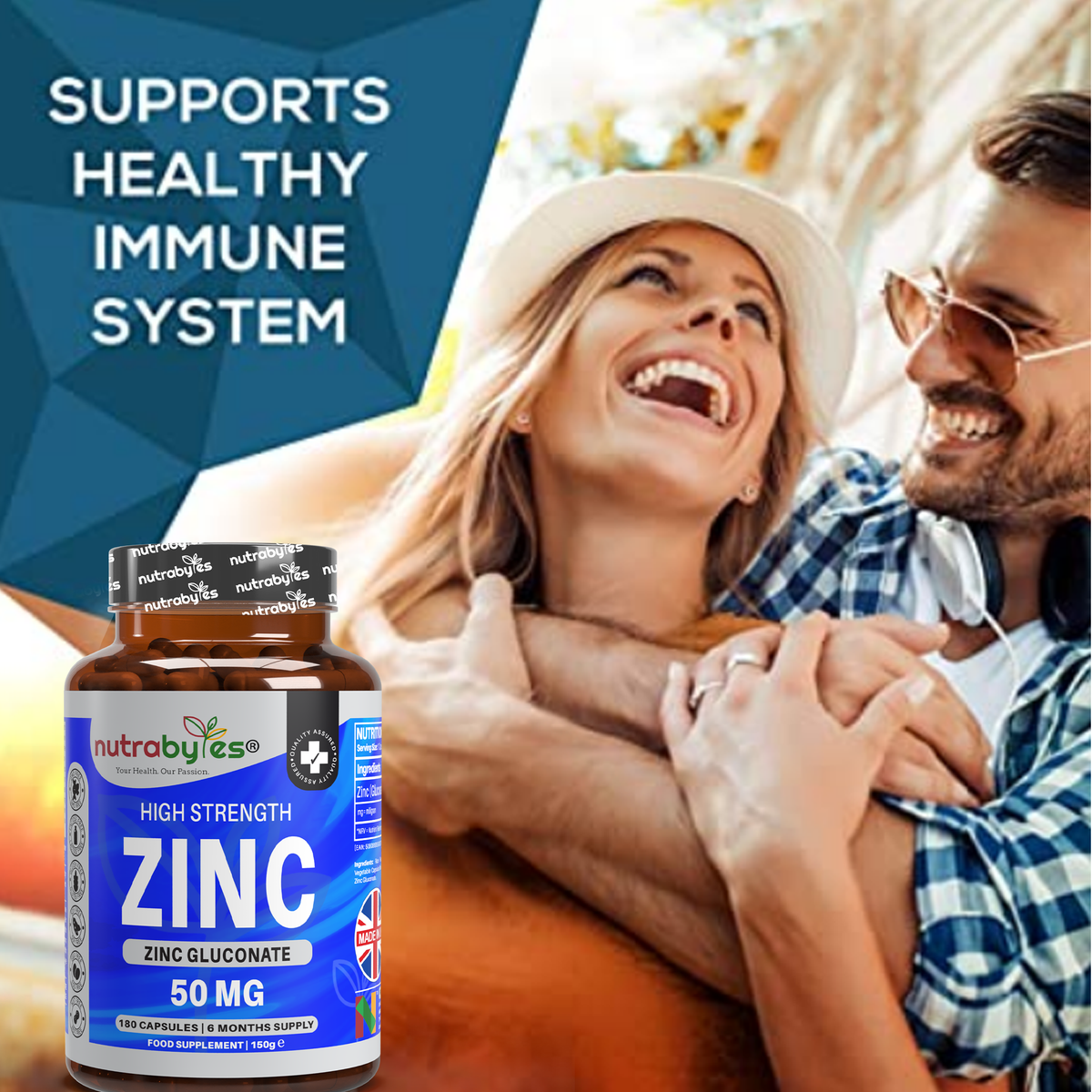 Zinc contribution to normal immune-system function infographic