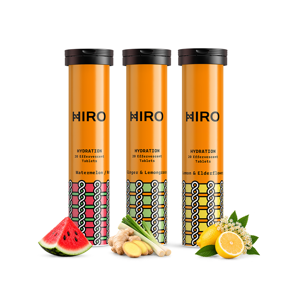 HIRO Hydration Multi-Flavour – Triple Pack – product packaging