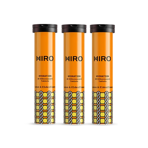 HIRO Hydration Lemon & Elderflower – Multipack – product packaging