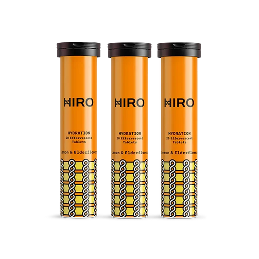 HIRO Hydration Lemon & Elderflower – Multipack – product packaging