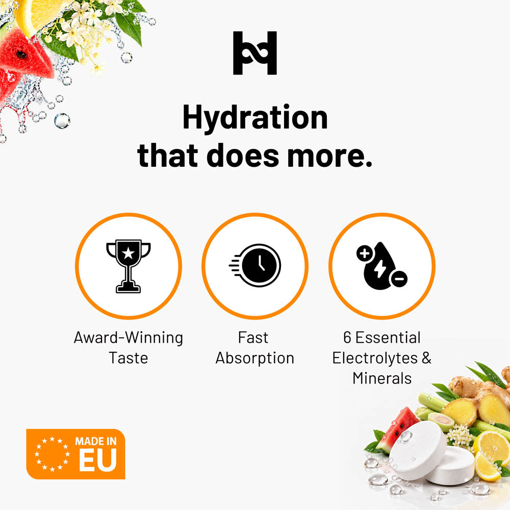 HIRO Hydration Multi-Flavour – Triple Pack – flavour tubes and product information