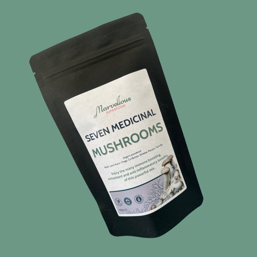 Marvellous Superfood Organic Seven Mushroom Blend – seven mushroom blend pouch