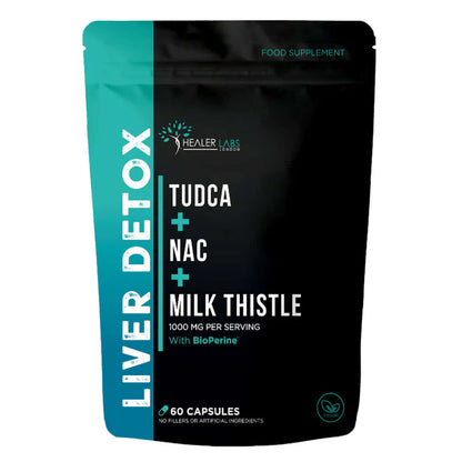 Healer Labs London Liver Detox TUDCA + NAC With Milk Thistle – product image 1