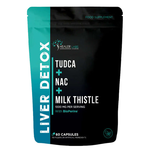 Healer Labs London Liver Detox TUDCA + NAC With Milk Thistle – product image 1