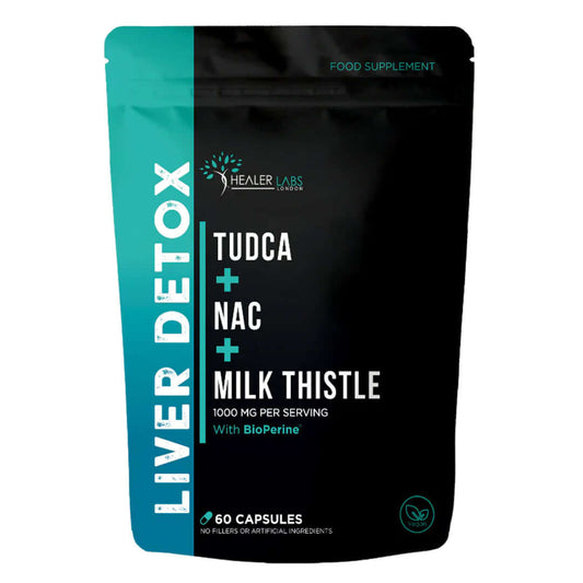 Healer Labs London Liver Detox TUDCA + NAC With Milk Thistle – product image 1