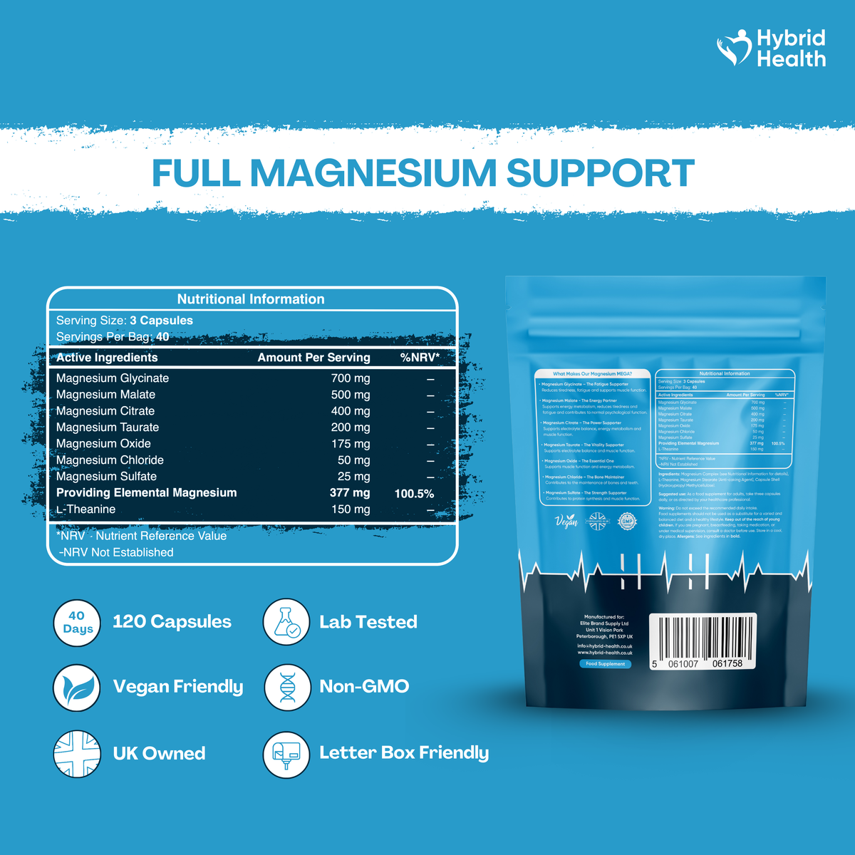 Hybrid Health Magnesium Glycinate 8-in-1 — product image 7