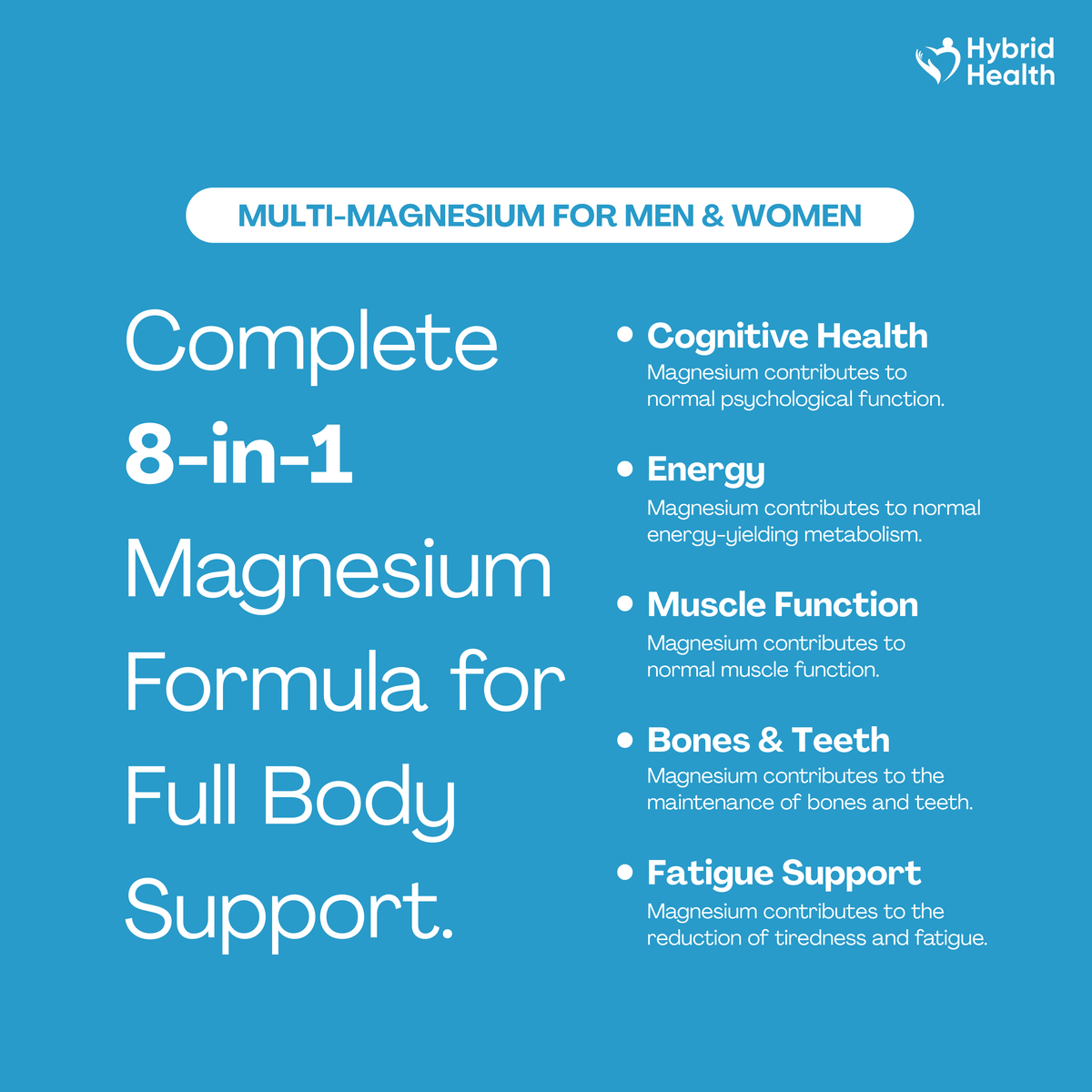 Hybrid Health Magnesium Glycinate 8-in-1 — product image 3
