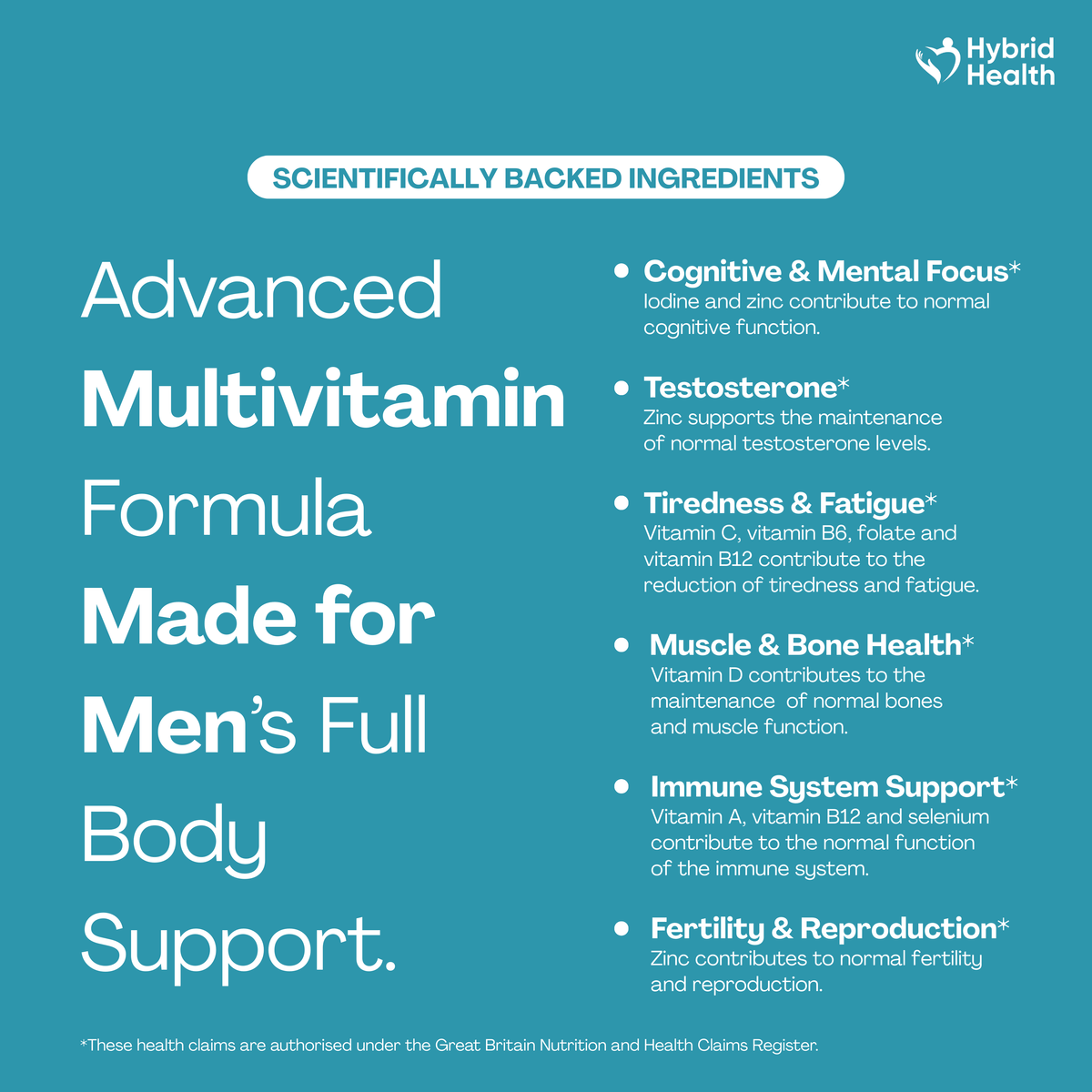 Hybrid Health Men's Multivitamin — product image 3