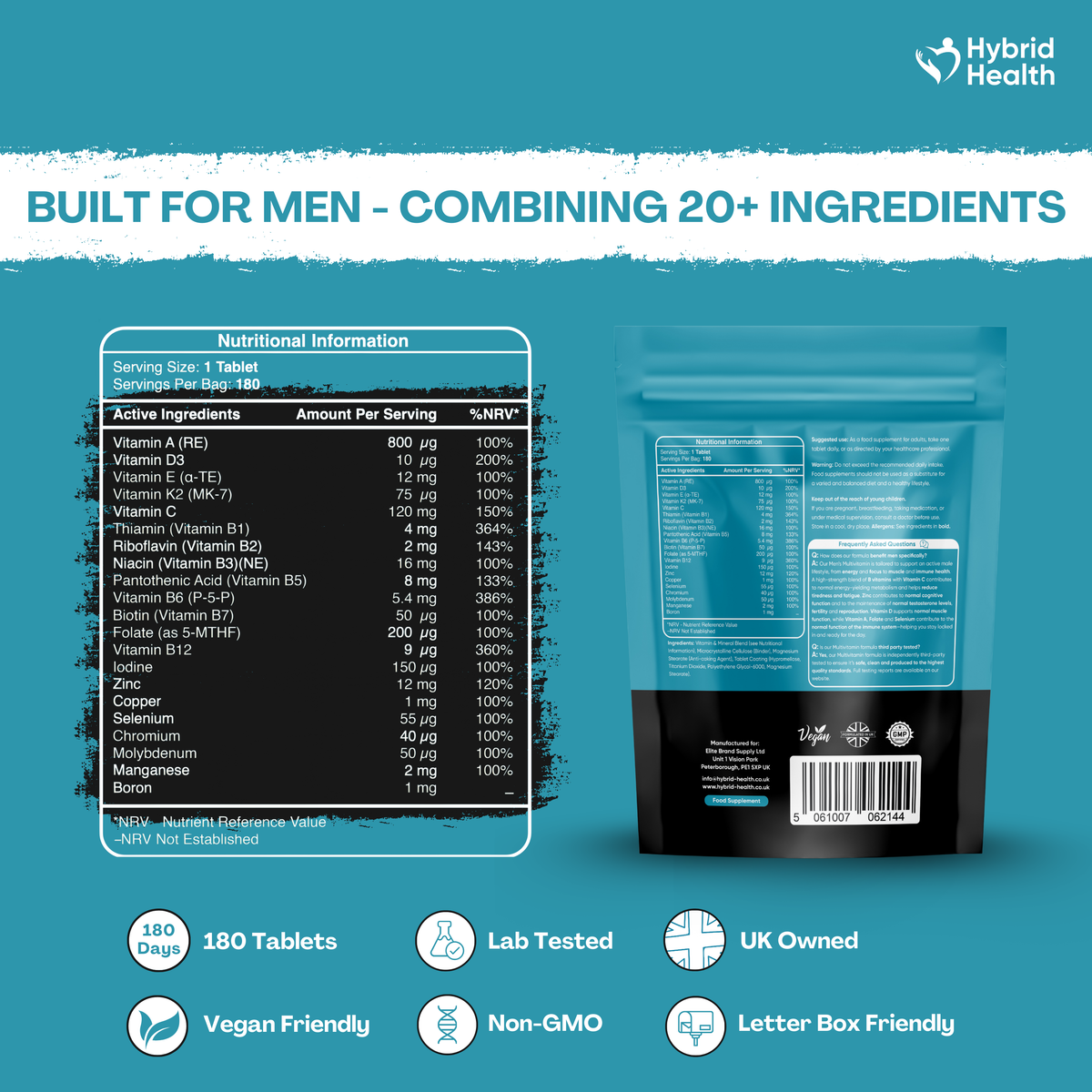 Hybrid Health Men's Multivitamin — product image 7