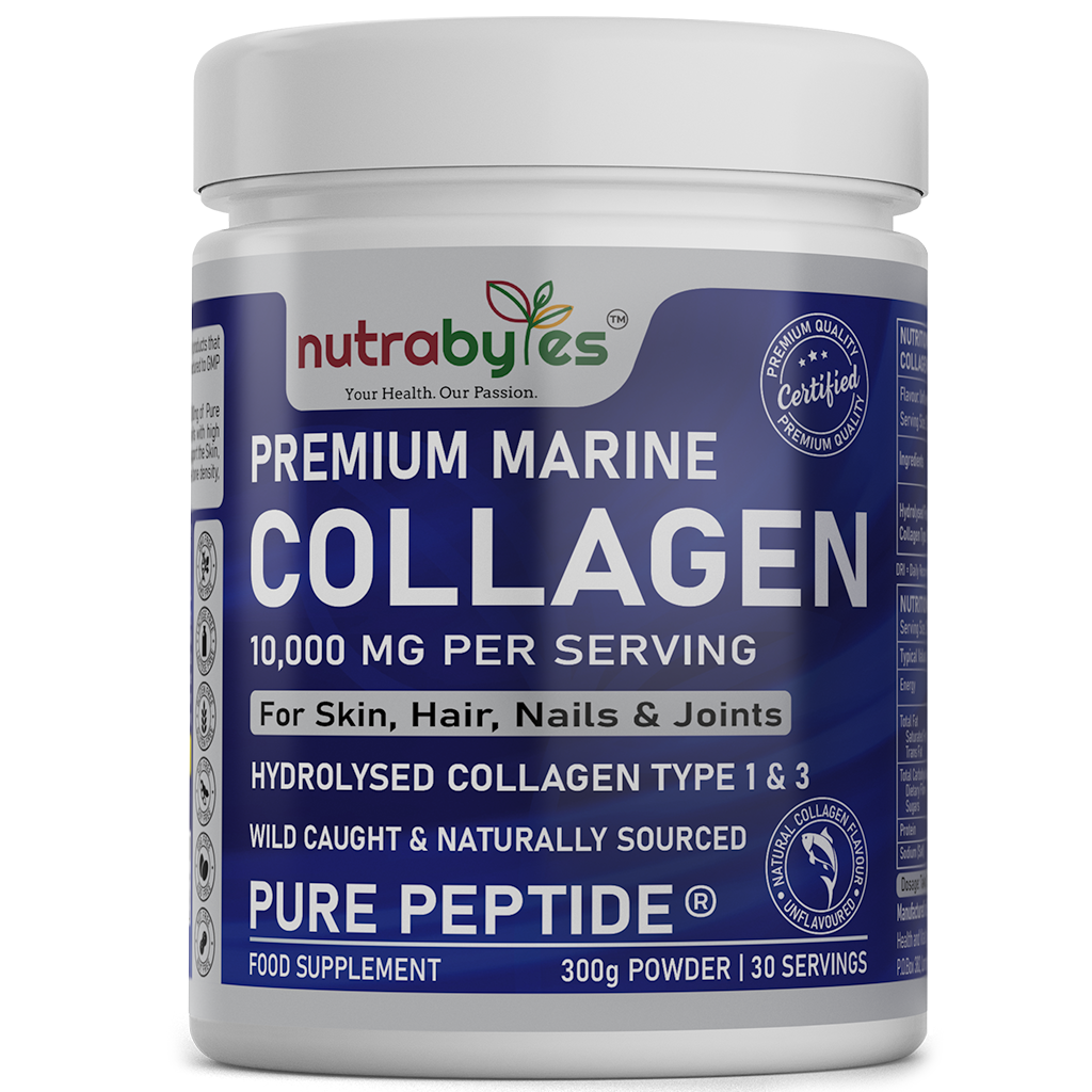 NUTRABYTES Marine Collagen Powder 10,000mg