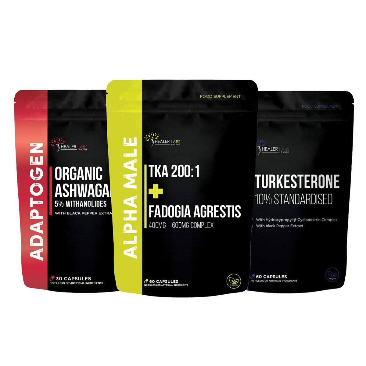Healer Labs London Muscle & T Boosting Stack – product image 1