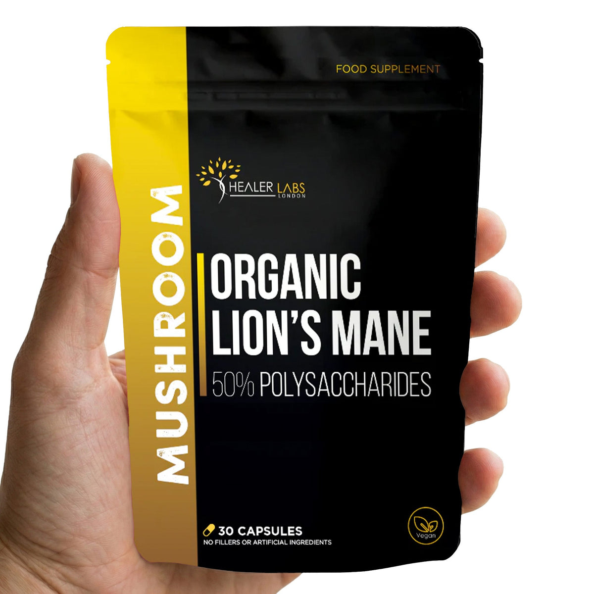 Healer Labs London Lion’s Mane Mushroom – product image 2