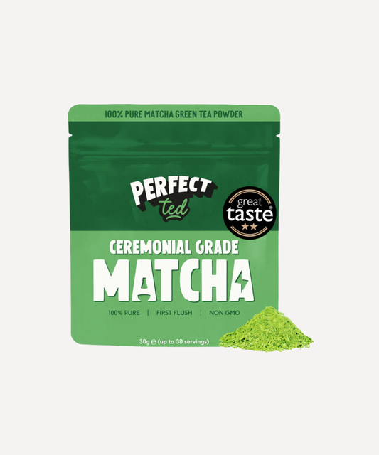 PerfectTed Ceremonial Grade Matcha – 30g Pouch – product packaging