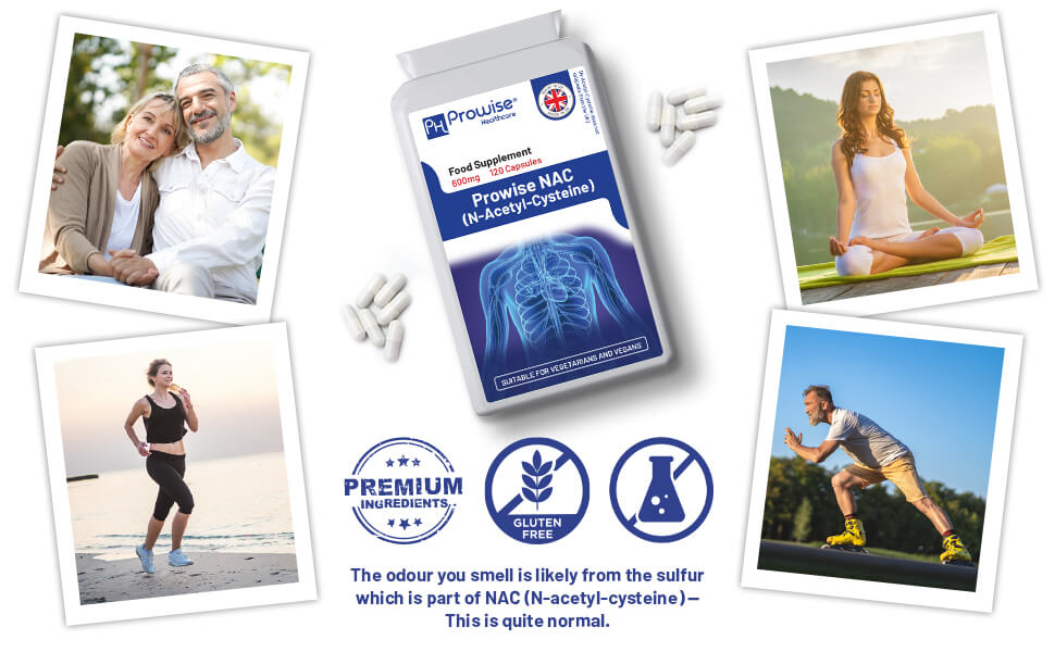 Prowise NAC 600mg – 120 Capsules – NAC formula overview