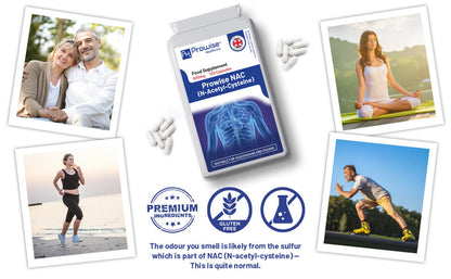 Prowise NAC 600mg – 120 Capsules – NAC formula overview